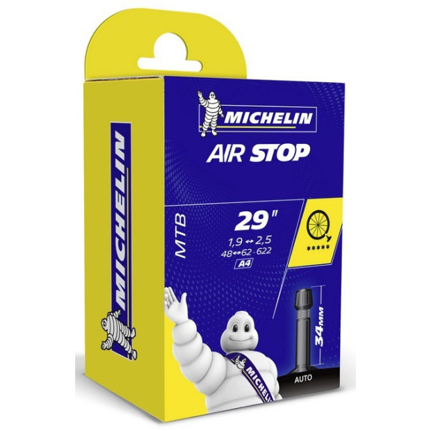 Michelin Airstop A4 Innertube Schrader 48 mm - [47/61 - 622] (29' x 1.85/2.4)