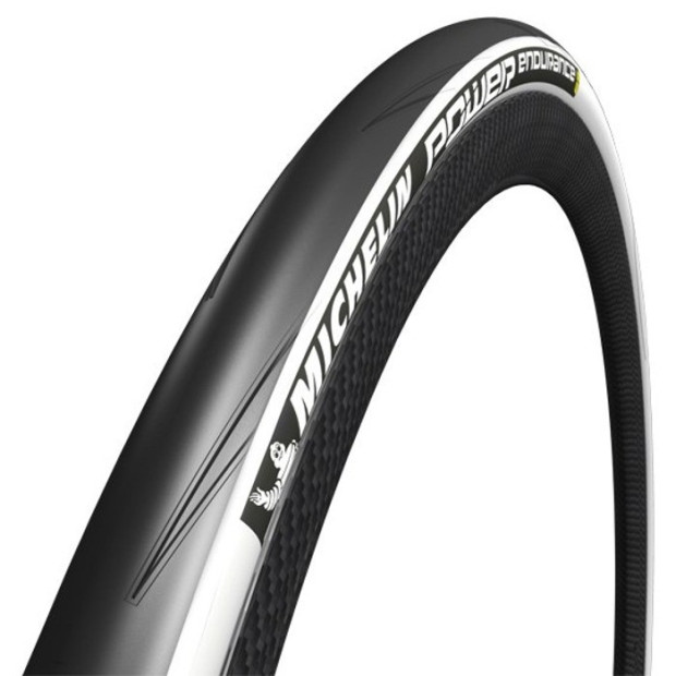 Michelin Power Endurance Tyre - Black/White 700x23c