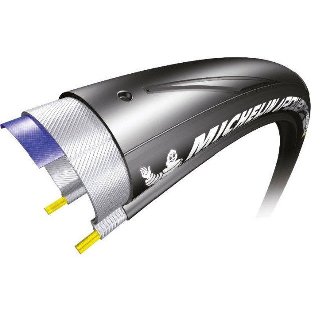 Michelin Power Endurance Tyre - Black/White 700x23c