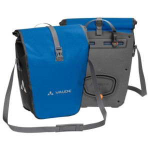 Pair of Vaude Aqua Front Saddlebags - Vol. 28 l - Blue