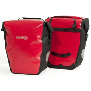 Ortlieb Back-Roller City Bike Panniers - Red/Black - Pair