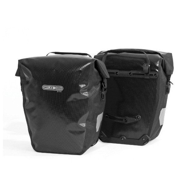 Ortlieb Back Roller City Bike Panniers Black Pair