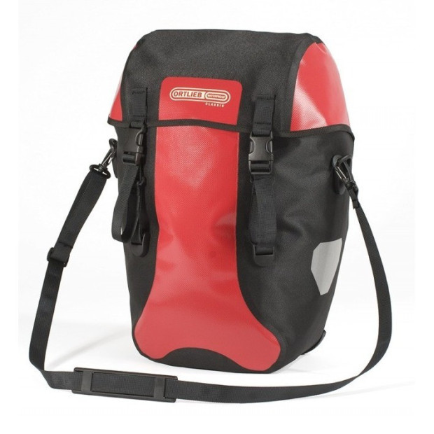 draadloos Ja invoeren Ortlieb Bike-Packer Plus Bike Panniers - Red/Black - Pair