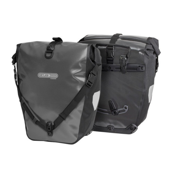 Ortlieb Back-Roller Classic Bike Panniers - Asphalte/Black - Pair