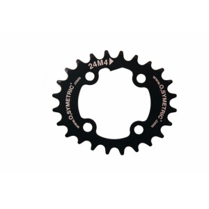 OSymetric MTB Chainring 64-24 Black