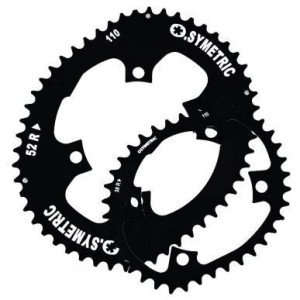 OSymetric Dura Ace/Ultegra/105 Chainring 110mm 42 Teeth Black