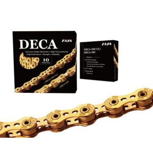 Taya DECA-101 UL 10 Speed Chain - Ti-Gold