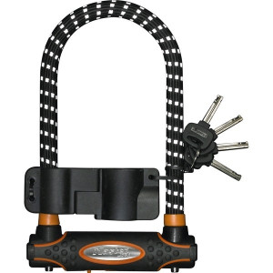 Master Lock 8195 Reflective (210 mm) U Lock - Black/Reflex