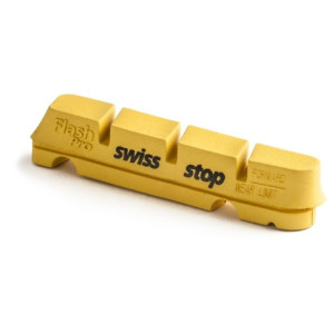 Swissstop Flash Pro Yellow King Brakerubber Cartridge [x2 - pairs] - Shimano/Sram