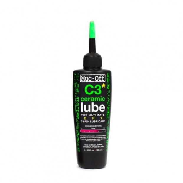 Muc-Off C3 Ceramic Lube Dry Chain Oil - 120 ml