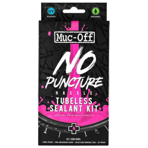 Muc-Off No Puncture Tubeless Sealant Tools Include - 140ml