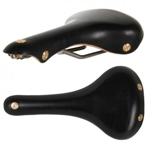 Gilles Berthoud Galibier Leather Saddle - Black