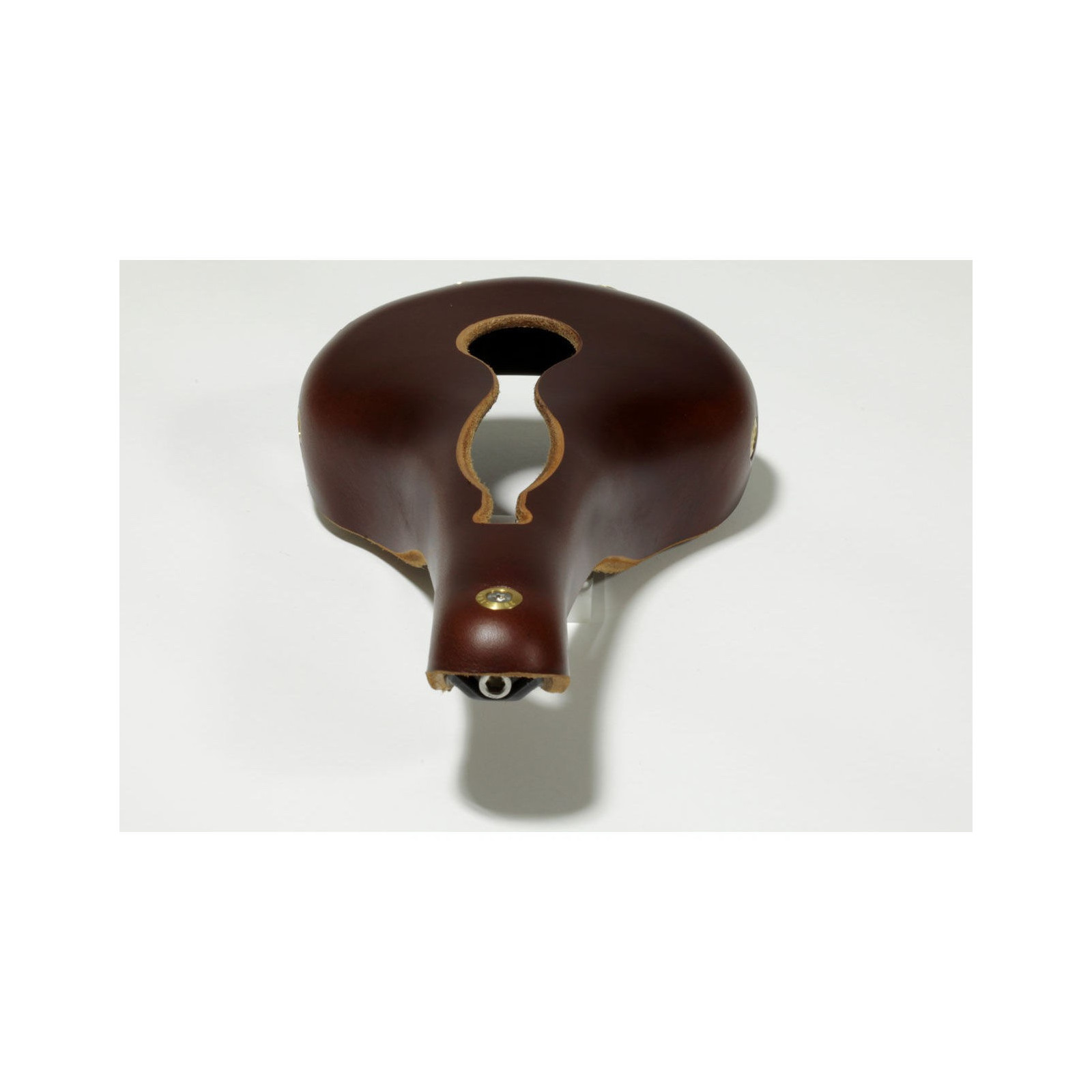 Gilles Berthoud Aspin Open Leather Saddle - Brun