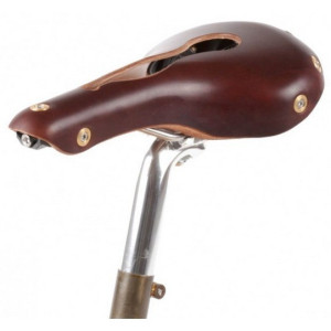 Gilles Berthoud Aravis Open Leather Saddle - Brun