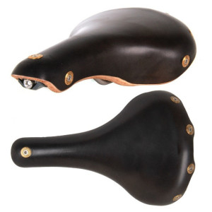 Gilles Berthoud Marie Blanque Leather Saddle - Black