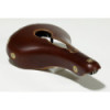 Gilles Berthoud Marie Blanque Open Leather Saddle - Brown