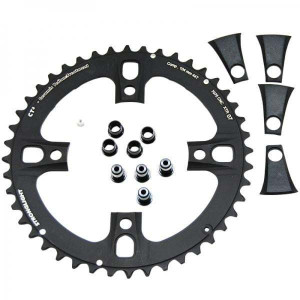Stronglight MTB Type CT2 Shimano XTR FC-M970 104 mm 9 s Outside Triple Chainring - Black