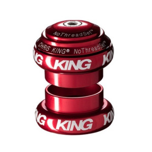 Chris King NoThreadset EC34 Ahead 1' 1/8 Semi-integrated - Red
