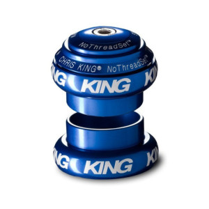 Chris King NoThreadset EC34 Ahead 1' 1/8 Semi-integrated - Blue