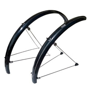 Mudguards Stronglight Cross "S" 28' (Black) 42 mm