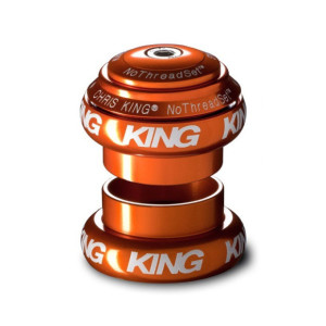 Chris King NoThreadset EC34 Ahead 1' 1/8 Semi-integrated - Orange