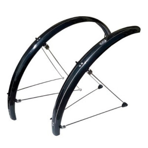 Mudguards Stronglight Road "S" 28' (Black) 48 mm