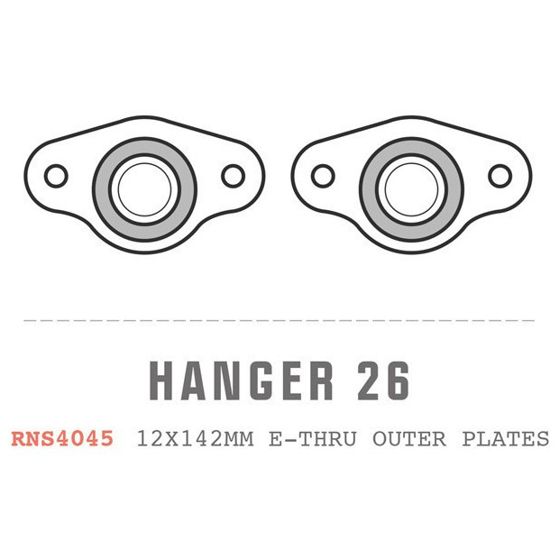 Saracen Hanger 26 E-Thru outer plates - 12x142mm 
