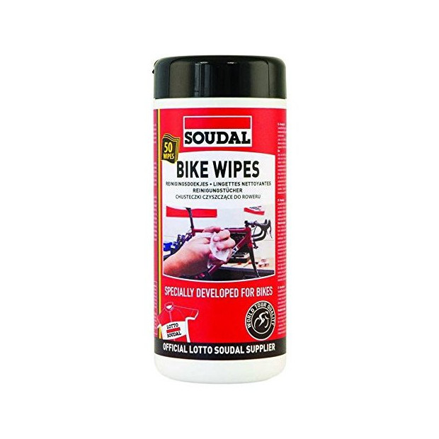 Soudal Bike Wipes - 50 pieces