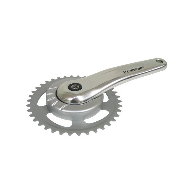 Stronglight Crankset TWIN - SILVER