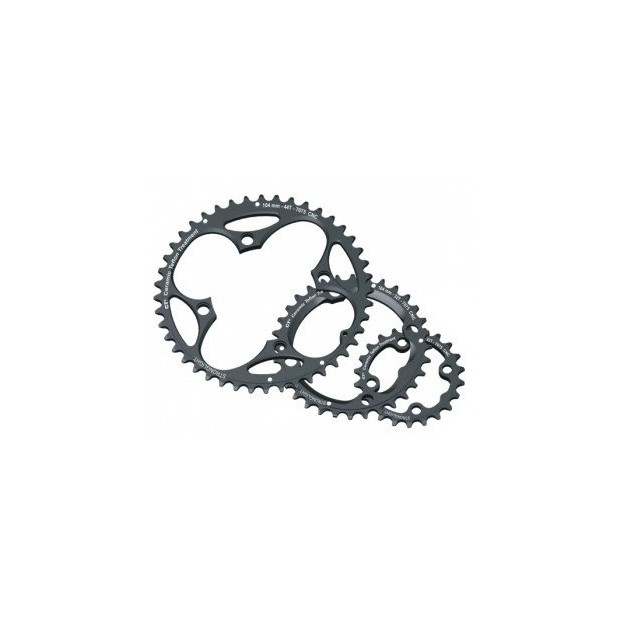 Stronglight MTB Type 7075-T6 104 mm 10 s Middle Chainring 32 Teeth - Black