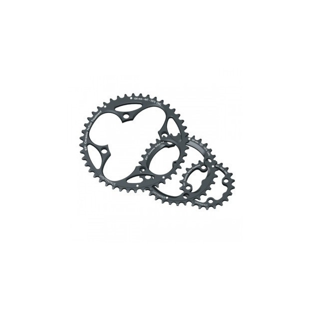 Stronglight MTB Type 7075-T6 64 mm 10 s Inside Triple Chainring 22 Teeth - Black