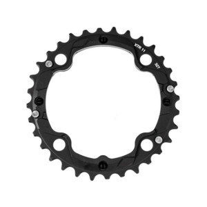 Stronglight MTB Type CT2 Shimano XTR FC-M980 104 mm 10 s Middle Triple Chainring - Black