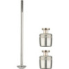 Set of Abus Nutfix M5 wheel locking Silver - 100 mm
