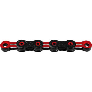 KMC DLC 11 Speed Chain - Black-Red