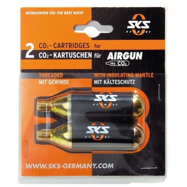 SKS CO2  cartridge x 2 - 16 g