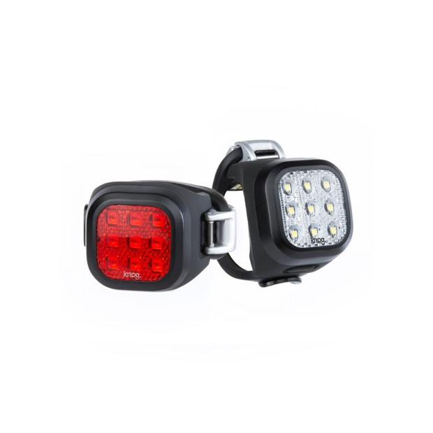 Knog Blinder Mini Niner Bike Light Twinpack - Black