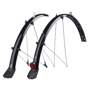 SKS Bluemels Trekking 28' 11187 Mudguards 45 mm [With Cable Tunnel] - Black