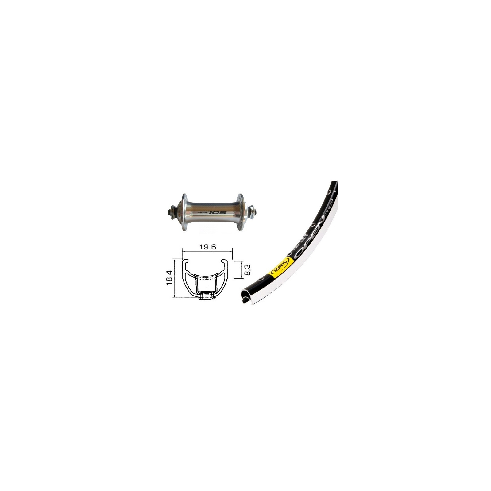 front-wheel-shimano-105-mavic-