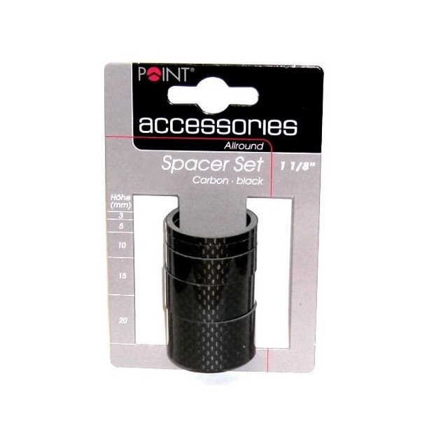 Spacers Kit  Point carbon 1' 1/8 ( 3 / 5 / 10 / 15 / 20) 
