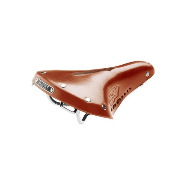 Brooks B17 Carved Short Women Saddle - 176x242 mm - Honey