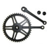 Steel Crankset - 40 T  150mmm - Black