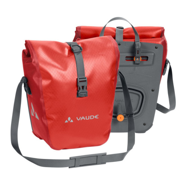 Pair of Sacoches Vaude Aqua Front - Vol. 28 l - Lava Red