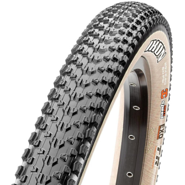 Maxxis Ikon Tire - 27.5x2.20 - Foldable - Exo/Tubeless Ready/Skinwall - Black-Beige