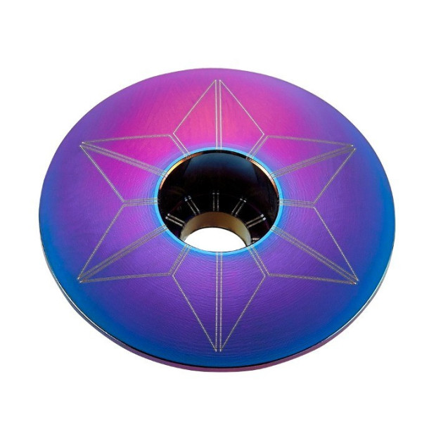 Supacaz Star Capz Anodized - Oil Slick