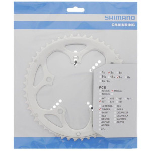 Shimano Tiagra FC-4550 Chainring - 50 Teeth - Silver