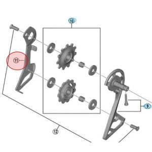 Shimano 105 RD-R7000-SS Inner Derailleur Cage