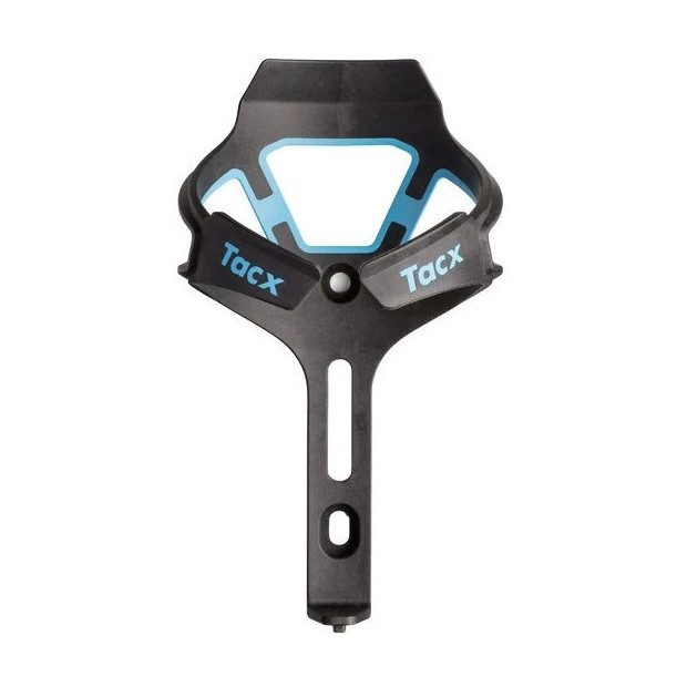 Tacx Ciro Bottle-Cage - Matte Black-Clear Blue