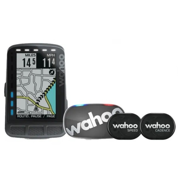 Wahoo Elemnt Roam Bundle GPS Bike Computer HRM +  Capteurs Vitesse/Cadence/Cardiaque