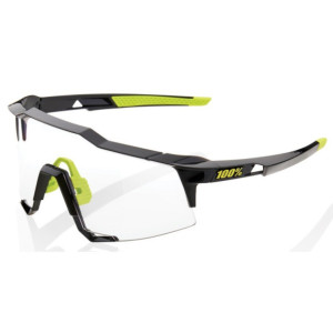 100% Speedcraft Glasses Gloss Black / Photochromic Lens SL