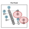 Shimano Dura-Ace Front Brake Caliper Fixing Screw